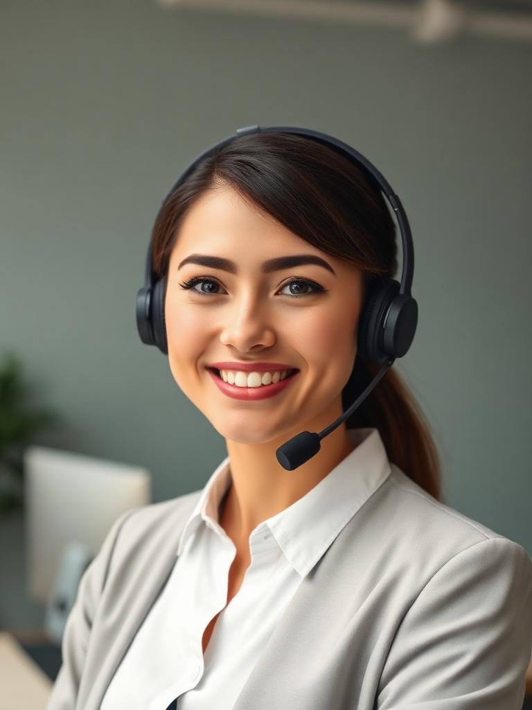 Przyjazny agent wsparcia gotowy do pomocy